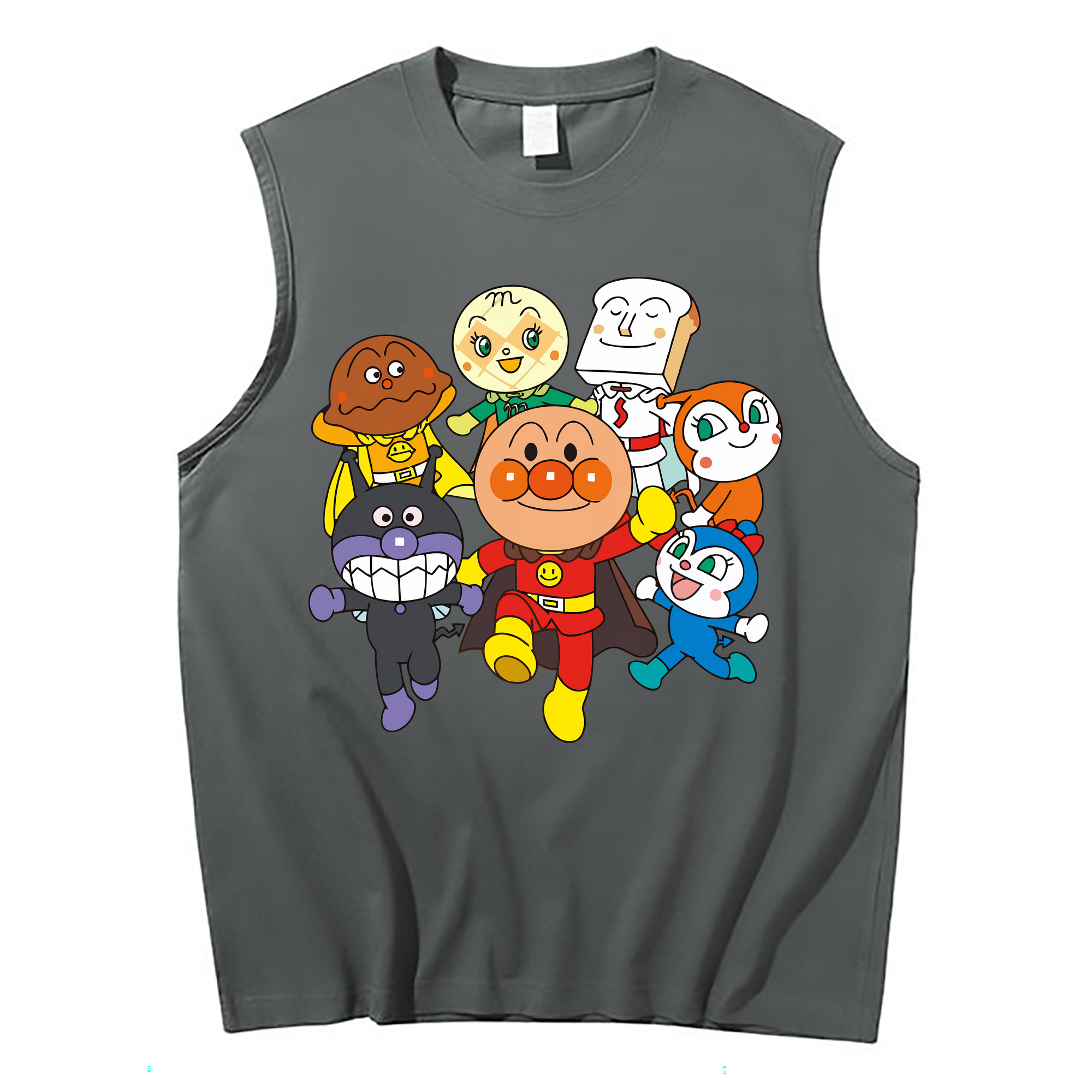 （画像用） アンパンマン Anpanman コットン100％タンクトップ（フロントプリント）